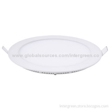 14W Ultra-slim LED Panel Light/Downlight, 2835 SMD, CE, RoHS, FCC Marks, 3-year Warranty
